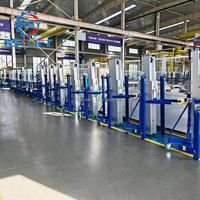 Plateforme élévatrice réglable 3,5m 5m 6,5m 7,9m en alliage d'aluminium, élévateur manuel à manivelle pour matériaux