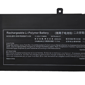 Batería de Repuesto para Portátil PE60BAT-3-54 de 54 Wh para Portátil Clevo - Product Image 2