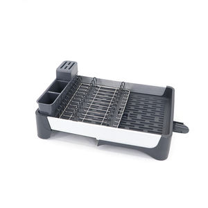 Organizador <span class=keywords><strong>de</strong></span> Cocina, <span class=keywords><strong>Escurridor</strong></span> <span class=keywords><strong>de</strong></span> <span class=keywords><strong>Platos</strong></span> <span class=keywords><strong>de</strong></span> <span class=keywords><strong>Aluminio</strong></span> Metálico con Soporte para Utensilios y Bandeja <span class=keywords><strong>Colgante</strong></span> - Product Image 5