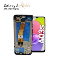 Pack de service d'assemblage d'origine neuf LCD A037 pour téléphone mobile Samsung Galaxy A03s Pièces réparées LCD avec cadre de boîtier