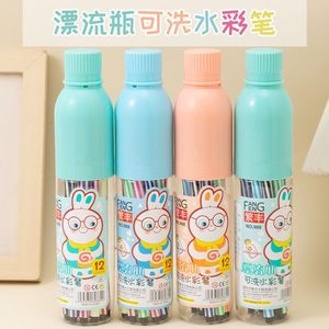 Bolígrafos de acuarela FANG, 12 colores lavables para dibujo artístico para niños - Product Image 5