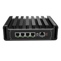 Mini PC Industrial Sin Ventilador Topton, Versión Superior, Intel I7 I5 8505 J6412 J5005 6305, 4x 2.5G LAN, Servidor Doméstico, PfSense, Proxmox, AES-NI