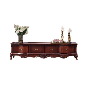 2020 sala de estar de lujo sólido importados de la esquina de madera clásico soporte de <span class=keywords><strong>TV</strong></span> - Product Image 4