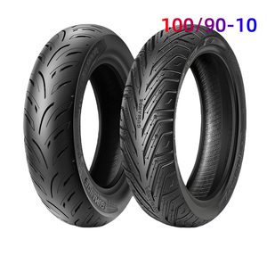 ยางกึ่งหลอมเหลว 100/90-10 แบบสุญญากาศ สำหรับรถจักรยานยนต์ไฟฟ้าและรถจักรยานยนต์สามล้อ - Product Image 1