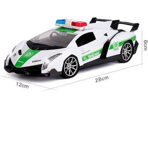 Voiture de course de police télécommandée sans fil électrique pour enfants, <span class=keywords><strong>jouet</strong></span> de voiture télécommandée avec lumières - Product Image 5