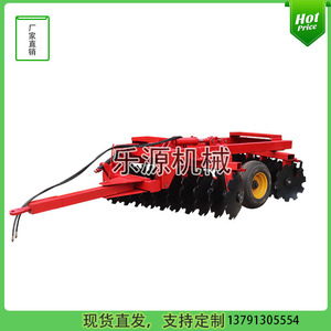 Heavy Duty Disc Harrow Red Agricultural Farm <b>Cultivator</b> With Mn Steel Blades For Soil Tillage - Product Image 3