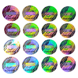Custom Design Wash Aluminum Effect <strong>Security</strong> Laser Hologram Foil Sticker With Custom Design - Product Image 6