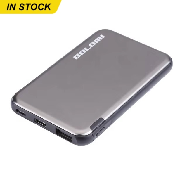 Promotion Few in Stock Ultra Thin Mini Power Bank 5000mAh Power Bank Portable Lightweight Beyond Imagination