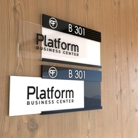 Plaque de porte personnalisée en acrylique avec numéro de maison, nom de maison, plaque d'adresse, numéro de chambre, signalisation ADA Braille pour bureau