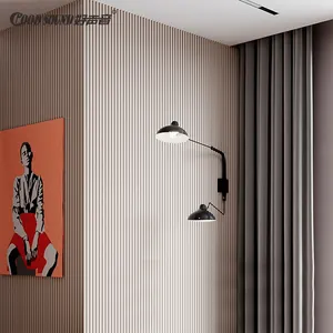 GoodSound Easy Installation Interior Wall 3D Flexible Wooden Fluted Panels