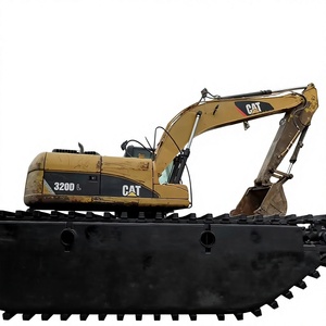 Excavatrice amphibie d'occasion pour modèle 320DL 2020, poids opérationnel de 20 tonnes, capacité de la benne de 0,6 m³, performances excellentes, prix avantageux - Product Image 1