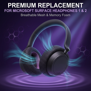 Coussinets d'oreille de remplacement pour <span class=keywords><strong>Focal</strong></span> Clear MG PRO/Utopia/New Utopia <span class=keywords><strong>ELEGIA</strong></span>, Noir/Violet, en mousse à mémoire de forme - Product Image 2
