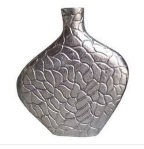 Florero de suelo de Metal plateado antiguo grande, piezas decorativas florales, estilo clásico de flores, decoración de boda, paquete de piezas - Product Image 6