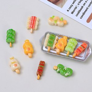 Manualidades de Resina de la Serie de Dibujos Animados, Adornos de Resina, Miniaturas de Comida, Suministros de Cocina para Casa de Muñecas, Resina para Decoración - Product Image 2
