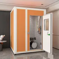 Contenitore prefabbricato acustico modulare moderno insonorizzato cabina portatile ufficio Pod giardino Apple Office Pod