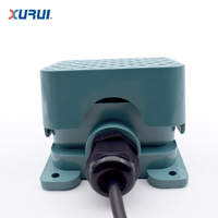 Interrupteur au pied en aluminium XURUI XF103 DPDT avec deux interrupteurs à l'intérieur IP54 250VAC/10A certifié TUV CE
