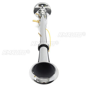 1/2PCS Bocina de aire para coche de 600DB 12-24V, tubos de bocina eléctrica universales para automóvil, tren, camión, motocicleta, súper ruidosa - Product Image 3