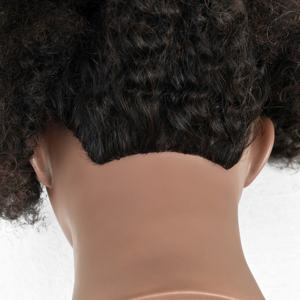 หัวตุ๊กตาหุ่นสำหรับฝึกทำผมคน100% ผมมนุษย์แบบแอฟริกันอเมริกัน - Product Image 5