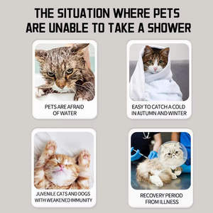 Private Label Ecologisch Droogshampoo voor Huisdieren, Waterloos, Zachte Lichaamsreiniging, Schuimvrije Honden- en Kattenwas, Schuimvrije Honden- en Kattenverzorgingsshampoo - Product Image 2