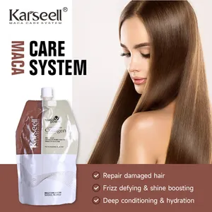 Karseell Tratamento Para O Cabelo Melhor Marca Private Label Natural BAIXO MOQ Amostra Grátis Reparação Nourish Hair Treatment