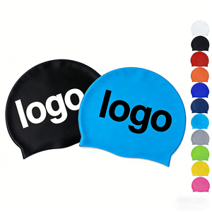 <span class=keywords><strong>Gorro</strong></span> de Natación de Silicona Personalizado - Impermeable, Flexible y Antideslizante para Niños y Adultos, Entrenamiento de Natación, Playa - Product Image 1