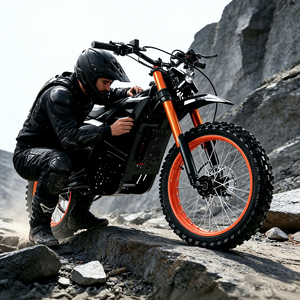 Moto électrique tout-terrain 6500W IPX6 60Nm 3 vitesses, capacité de montée de 65 degrés, pour la conduite sur sentiers, dunes de sable, moto électrique tout-terrain sans balais - Product Image 2