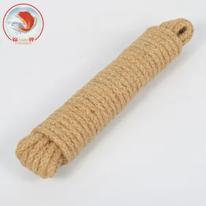 High Quality Natural Color Macrame Cord Twisted Cotton Rope Soft Braided Cotton Twist Rope