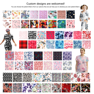 Ready to Ship Floral Polyester Spandex Custom logo Jacquard liverpool Knit Digital Printed Bullet <strong>Fabric</strong> for <strong>Fall</strong> Winter - Product Image 4