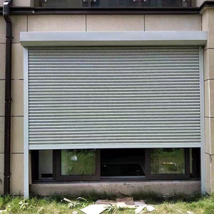 Nhôm Con lăn màn trập cửa sổ bên ngoài dọc trượt bão an ninh cửa sổ con lăn cửa chớp - Product Image 4