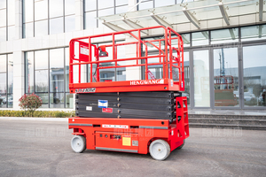 CE Certified <strong>300kg</strong> <strong>Hydraulic</strong> Scissor Lift 4-18m Aerial Work <strong>Platform</strong> for Warehouse Material Lifting &amp; Factory Maintenance - Product Image 4