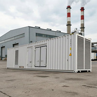 Générateur diesel super silencieux Citylion 1 MW 2 MW, groupe électrogène portable 1 MVA 2 MVA