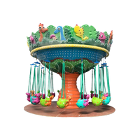 Chaises volantes mécaniques de haute qualité, 16 places, 380V, pour parcs d'attractions et centres commerciaux, bon prix