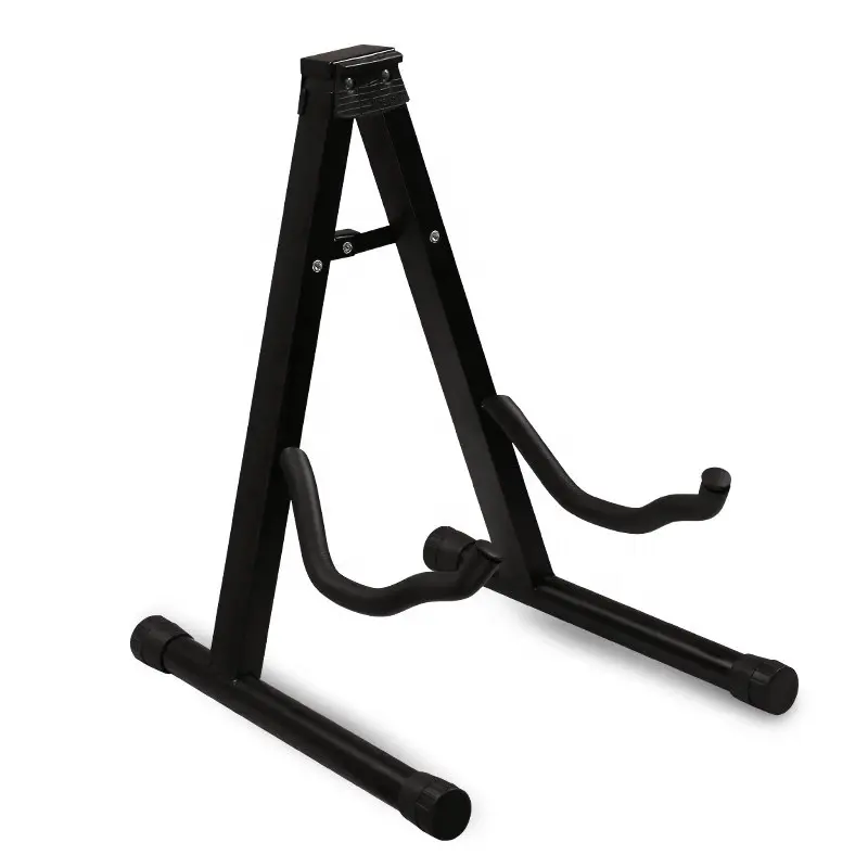 Guitar Accessory Acoustic Electric Guitar Stand/Portable black guitar stand/High quality A frame electric acoustic guitar stand