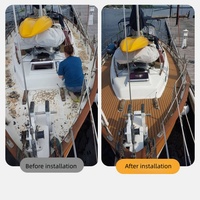 Rouleau de revêtement de pont de bateau en mousse EVA autocollante, imitation teck pour yacht et ponton