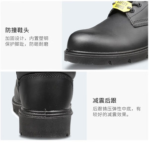 Zapatos de Seguridad para Hombre Safety Jogger, con Puntera de Acero y Plástico, Anti-aplastamiento, Anti-pinchazos, Parte Superior de Piel Vacuna, de Caña Baja - Product Image 4