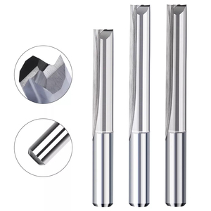 6mm 8mm <strong>Shank</strong> Two Flutes <strong>Straight</strong> Router Bits for Wood CNC <strong>Straight</strong> Engraving Cutters <strong>End</strong> <strong>Mill</strong> Tools Milling Cutter - Product Image 1