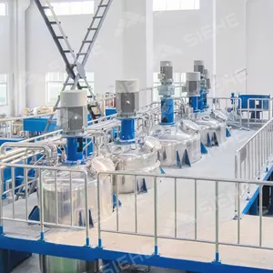 1000t Wall Paint Water Based Paint Mixing Machine Emulsion Complete Production Line