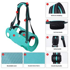 Nieuwe Mode Solide Verstelbare Tractiekabel Huisdier Hulp Borst Rug Revalidatie Voor Oudere Gehandicapte Honden Groothandel - Product Image 2