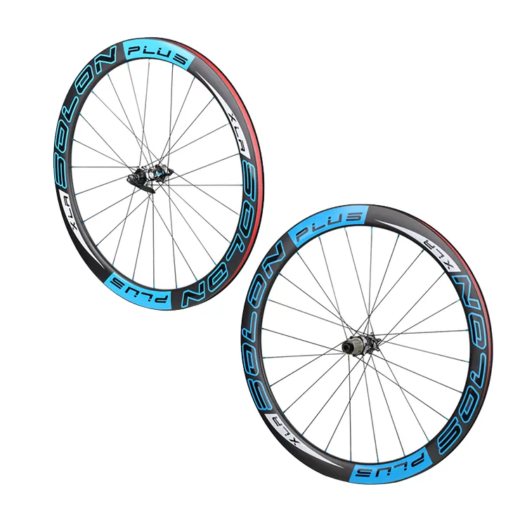 Solon xiamen road 27.5 inch rims carbon fiber bicycle alloy wheel 700c set With high-quality hubs