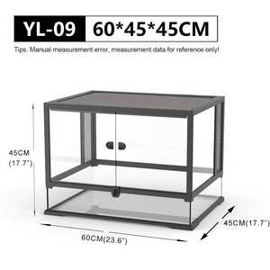 Tianbo Cheng hai Modernes PET-Reptilierglas-<span class=keywords><strong>Terrarium</strong></span> Einfacher Tier käfig für bärtige Drachen Schildkröten Regenwald gehege für Haustiere - Product Image 5