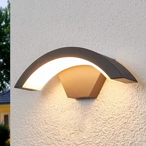 Lampe murale à détecteur de mouvement 20W en métal IP65 résistante aux intempéries, design lunaire, projecteur LED pour véranda, pelouse, villa, éclairage extérieur - Product Image 5