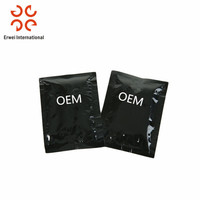 Lingettes déodorantes naturelles OEM, huile essentielle d'arbre à thé, emballage individuel, lingettes biodégradables
