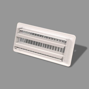 Chất lượng cao thép mạ kẽm cong lưỡi cung cấp không khí đăng ký cao luồng không khí khuếch tán lưới tản nhiệt cho hội thảo ứng dụng - Product Image 3