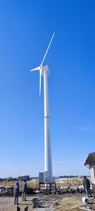 Potere libero 60KW 75KW 100KW imbardata generatore di turbina eolica con 380v AC alternatore a bassa velocità di applicazioni industriali agli ioni di litio - Product Image 2