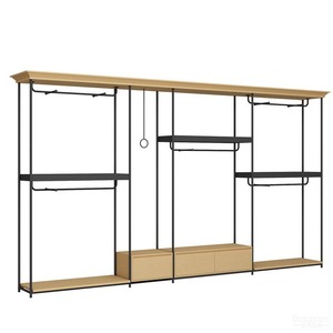 Présentoir Carré Personnalisé HongMing pour Vêtements Féminins – Support et Étagère en Fer pour Magasins et Centres Commerciaux en Chine - Product Image 5