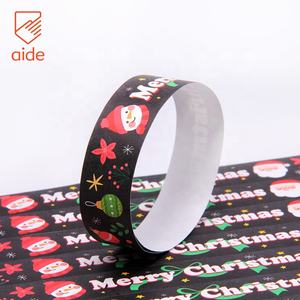 במלאי קישוט פופולרי במלאי קישוט פופולרי לחג המולד טיהוק <span class=keywords><strong>wristbands</strong></span> נייר מסיבה לאירוע - Product Image 3