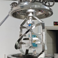 Machine d'émulsification homogène sous vide pour crème pour les mains, machine à fabriquer du ketchup, cuve de mélange chauffée pour masque capillaire, cuve de mélange agitée