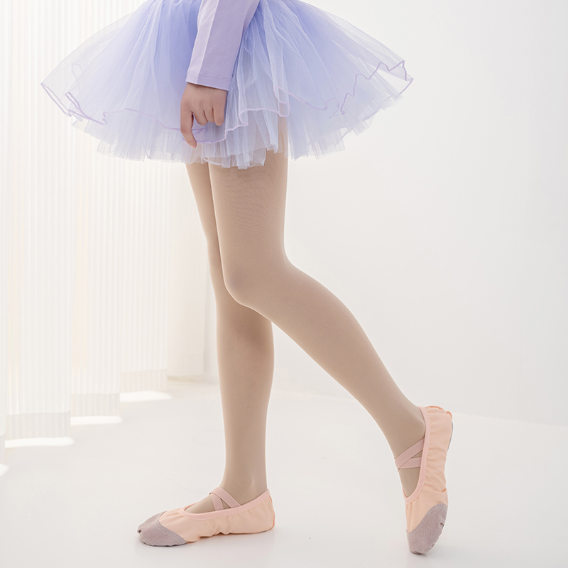 Girls Dance Socks for Spring Fall Non-Slip Ballet Pantyhose Special Kids Performance Wear Practice Bottoming Socks