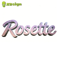 Lettres lumineuses LED personnalisées XDsign, enseigne 3D, ciel étoilé, étanche, certifiées CE, contrôle Bluetooth, décoration publicitaire captivante