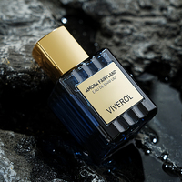 Perfume Viverrol Heart Deep Blue para OEM ODM Private Label Logo Perfume de fragancia amaderada aromática de larga duración para unisex